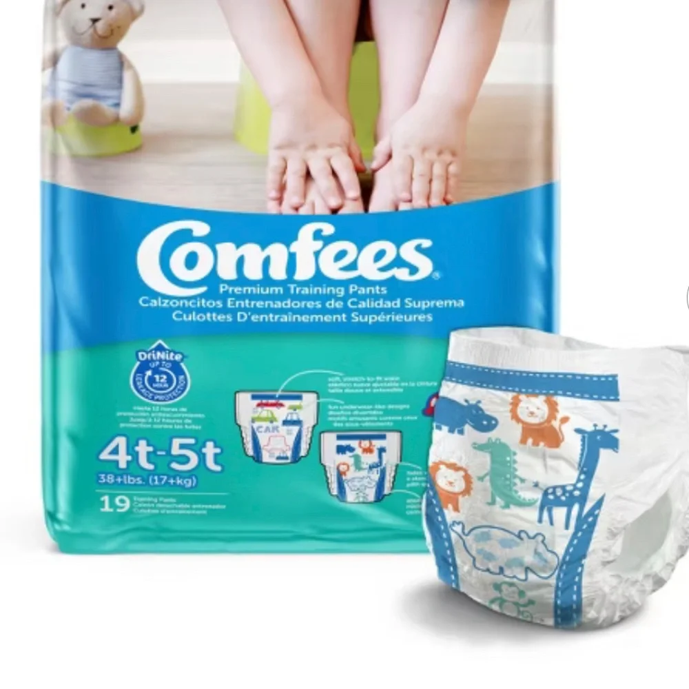 4T-5T Comfees Pull Up Diaper 2 Packs of 19
